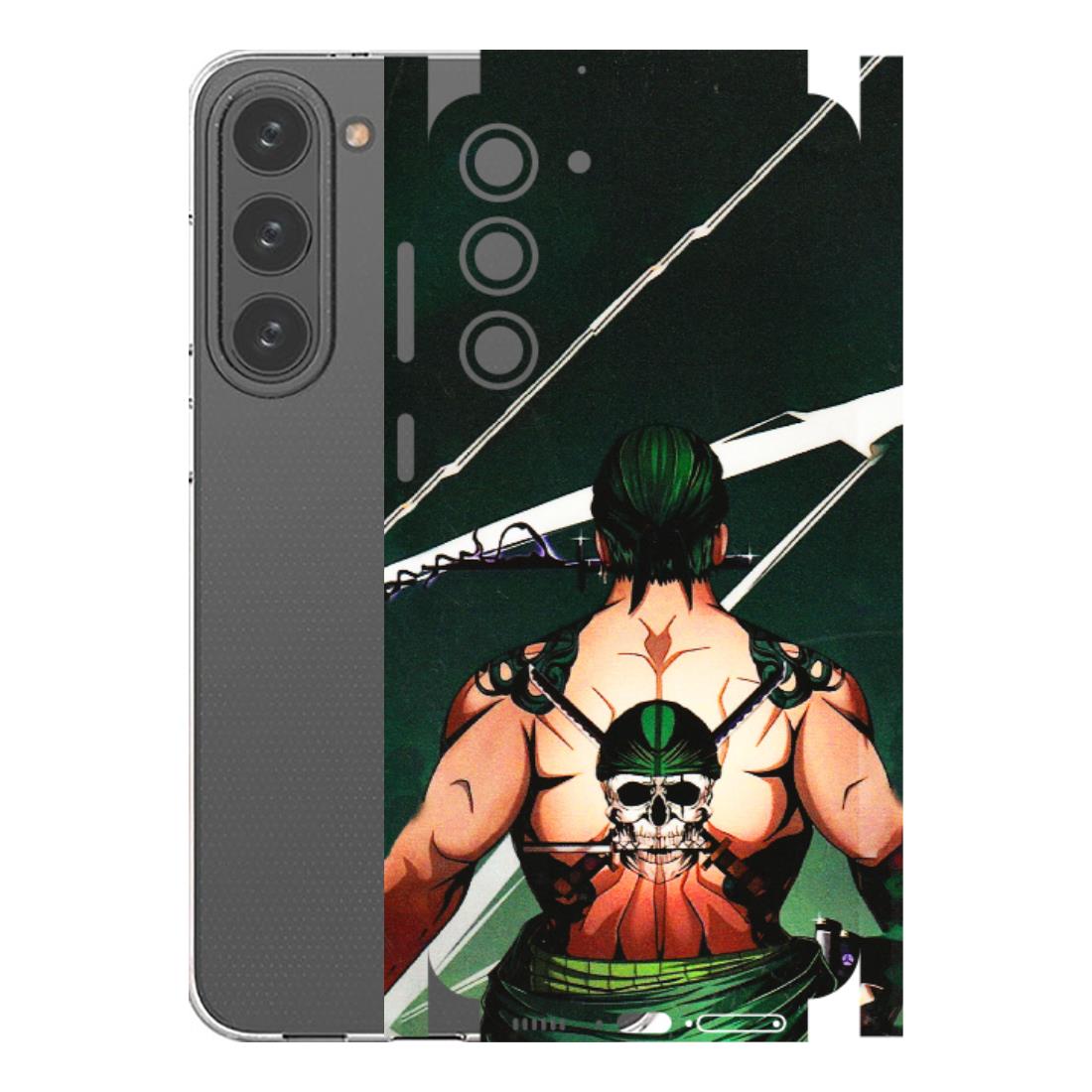Samsung A/S Series Phone Skins (All Models) - Zoro Anime - 3D Embossed Finish (L-23) Samsung Galaxy S23 Plus (5G)