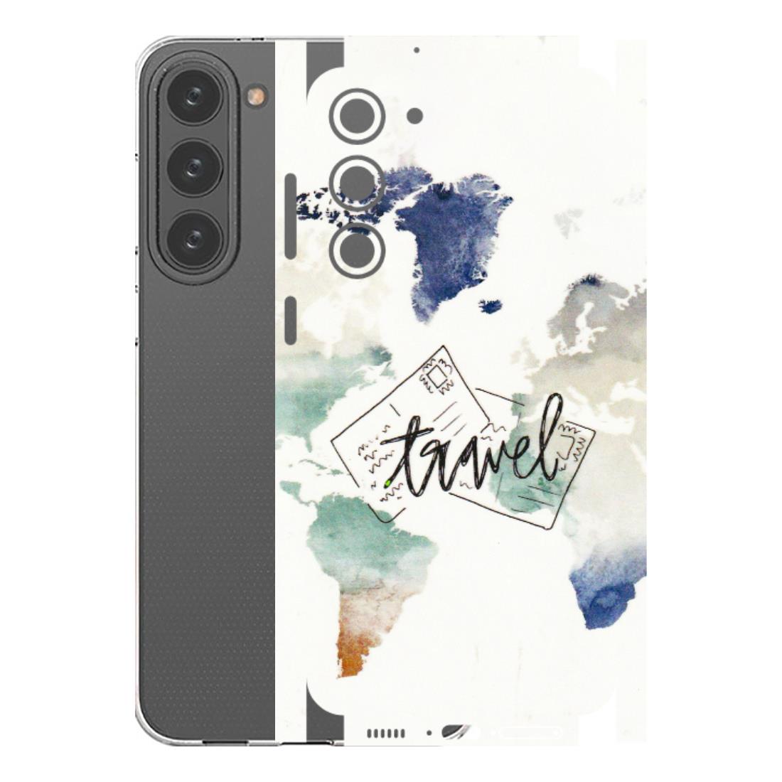 Samsung A/S Series Phone Skins (All Models) - Travel The World - 3D Embossed Finish (L-232) Samsung Galaxy S23 Plus (5G)