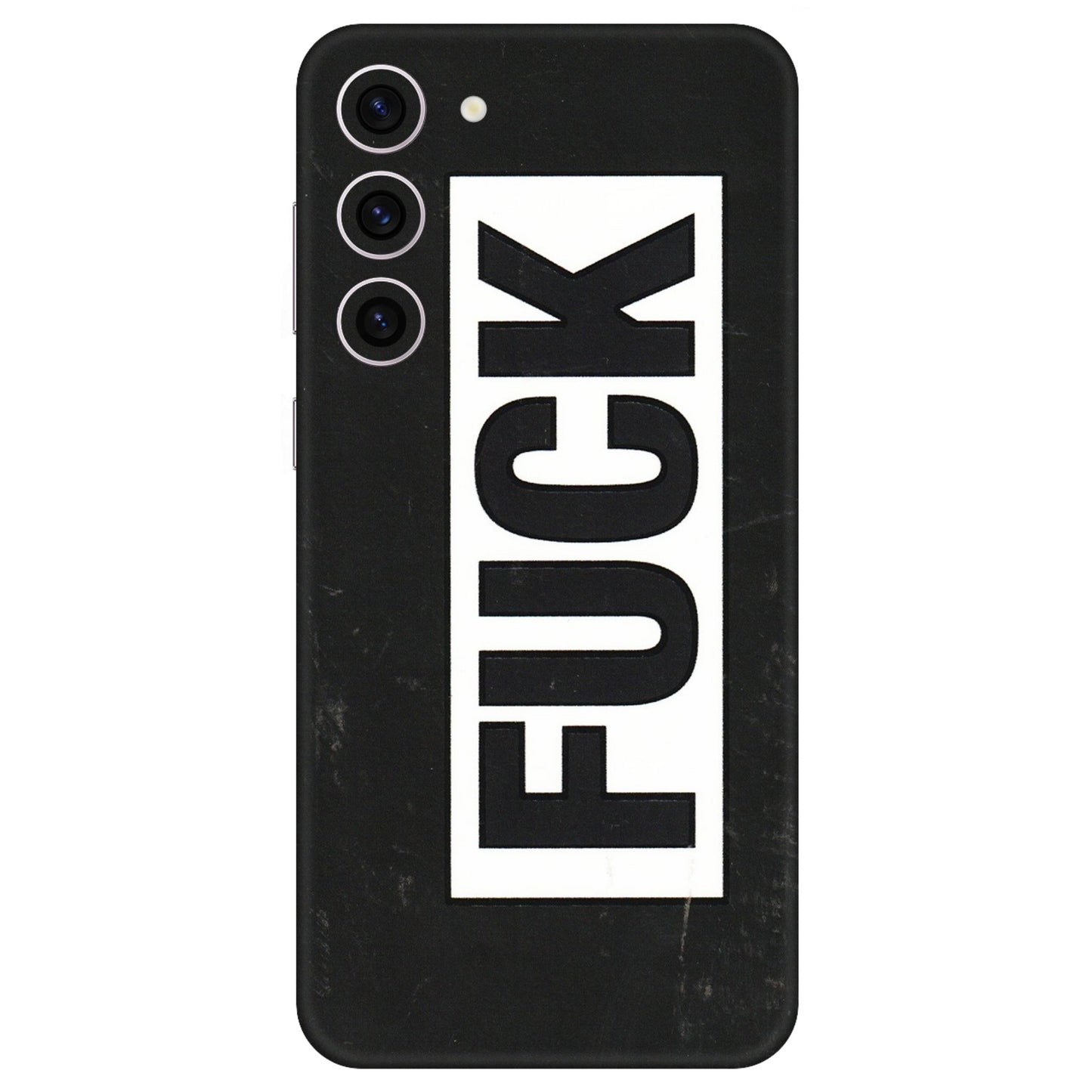 Samsung A/S Series Phone Skins (All Models) - The F Word - 3D Embossed Finish (L-255) Samsung Galaxy S23 Plus (5G)