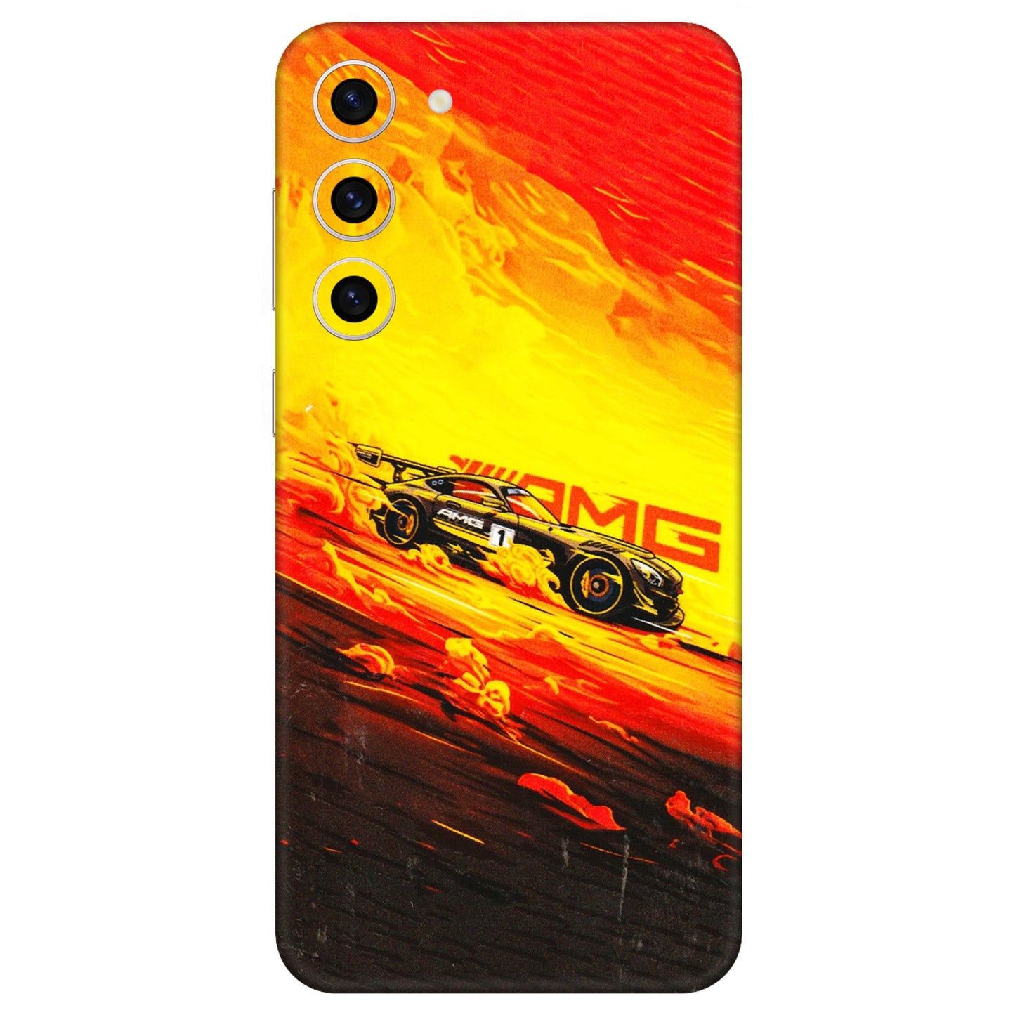 Samsung A/S Series Phone Skins (All Models) - AMG Car Speed Cover - 3D Embossed Finish (L-256) Samsung Galaxy S23 Plus (5G)