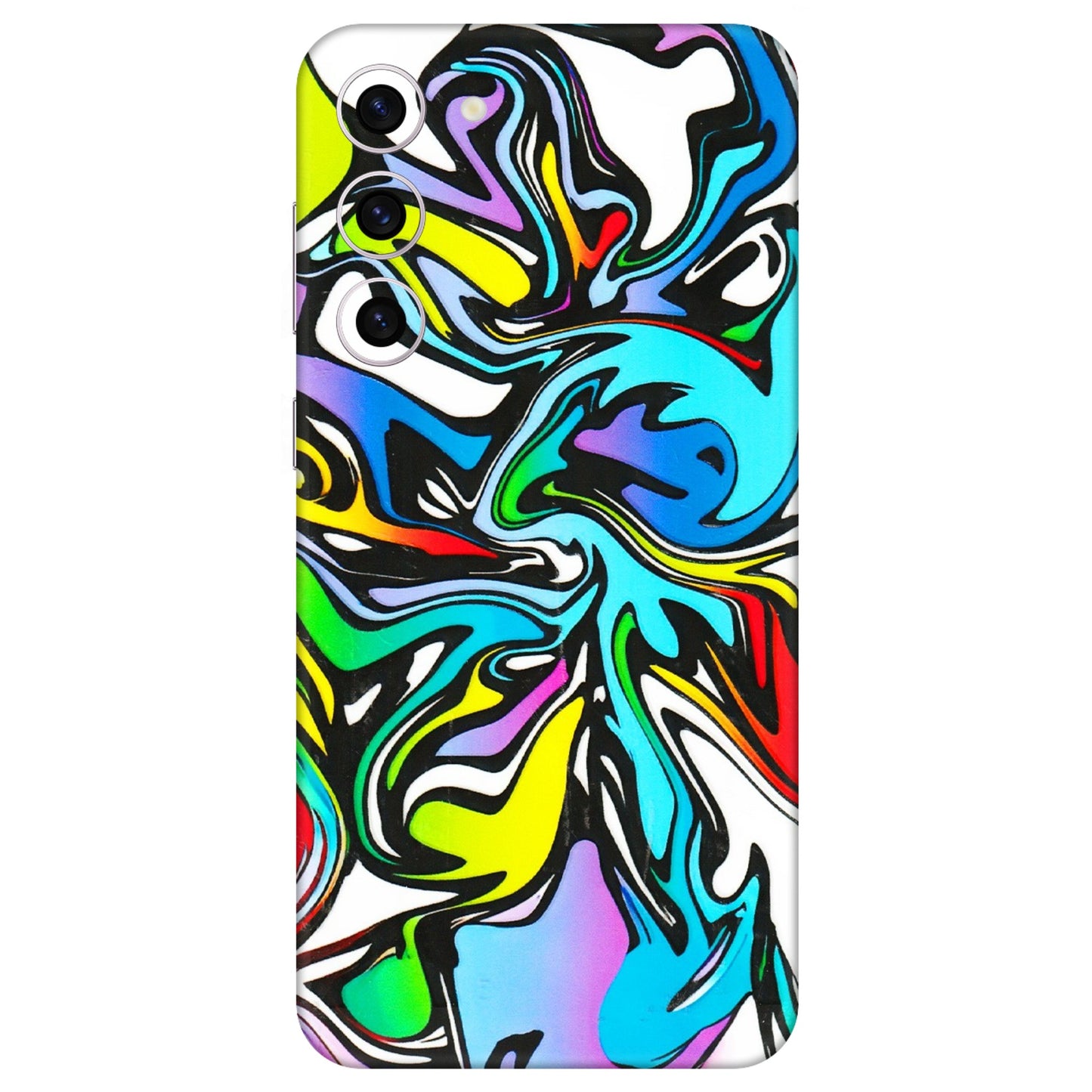 Samsung A/S Series Phone Skins (All Models) - Abstract Colour Paints - 3D Embossed Finish (L-271) Samsung Galaxy S23 Plus (5G)