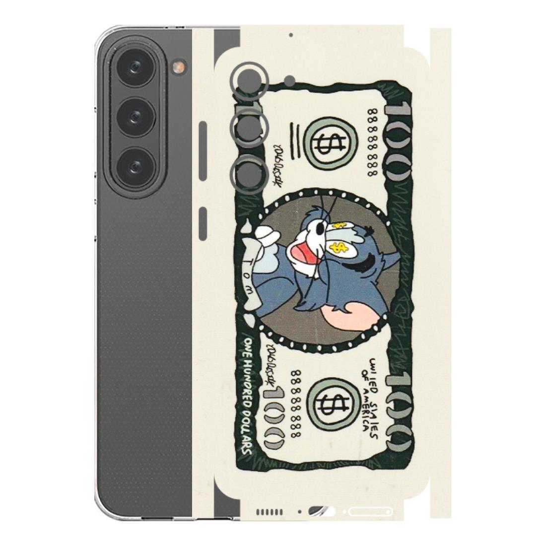 Samsung A/S Series Phone Skins (All Models) - Tom Hundred Dollar - 3D Embossed Finish (L-324) Samsung Galaxy S23 Plus (5G)