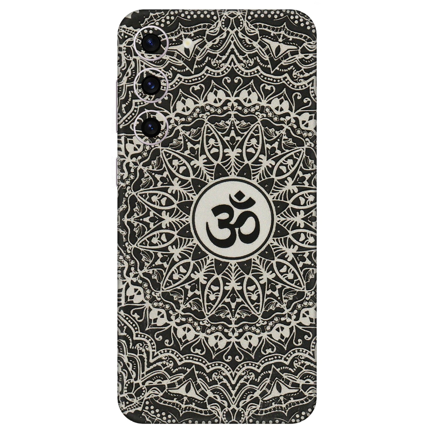 Samsung A/S Series Phone Skins (All Models) - Aum Elegant Mandala - 3D Embossed Finish (L-62) Samsung Galaxy S23 Plus (5G)