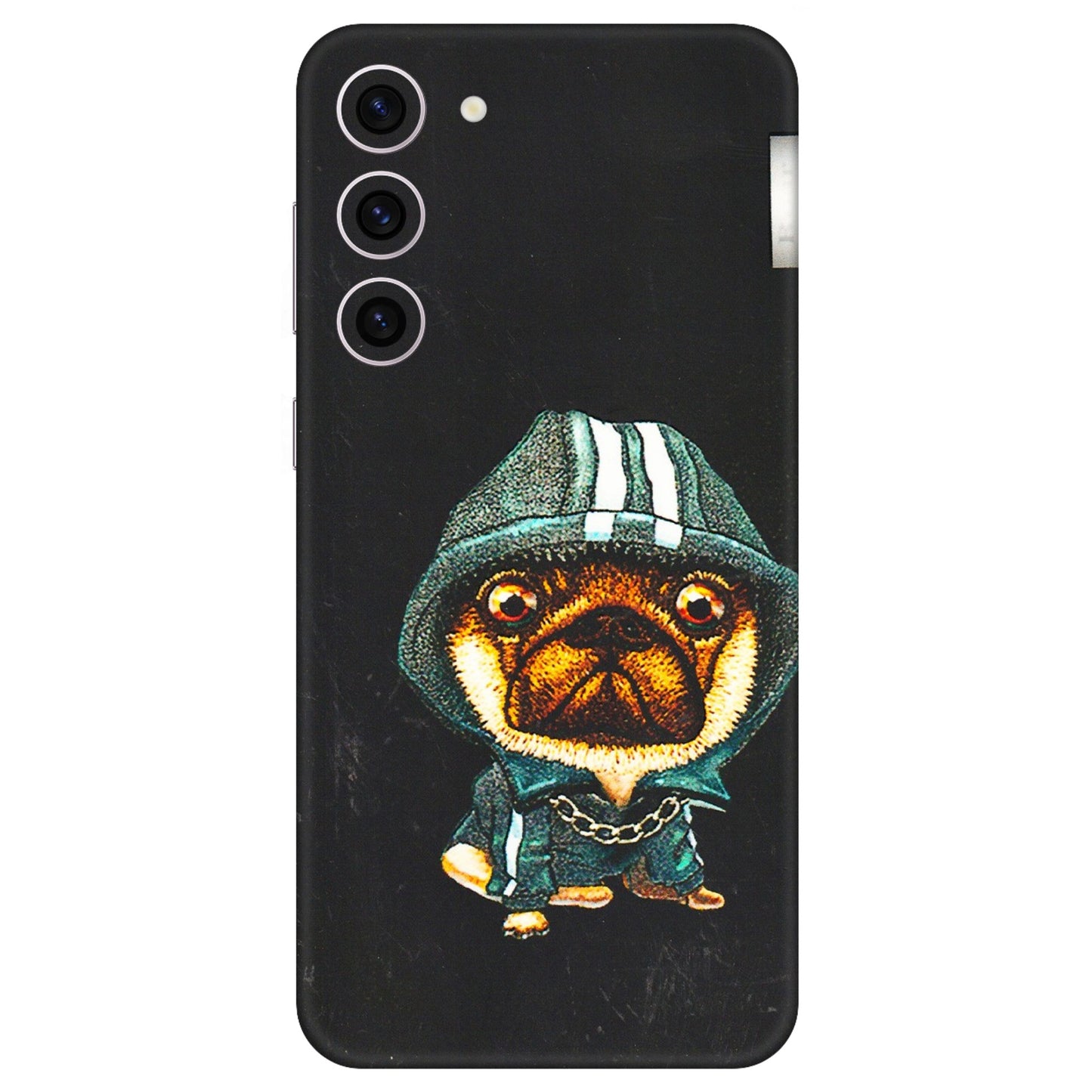 Samsung A/S Series Phone Skins (All Models) - Puppy N Hoodie - 3D Embossed Finish (L-90) Samsung Galaxy S23 Plus (5G)