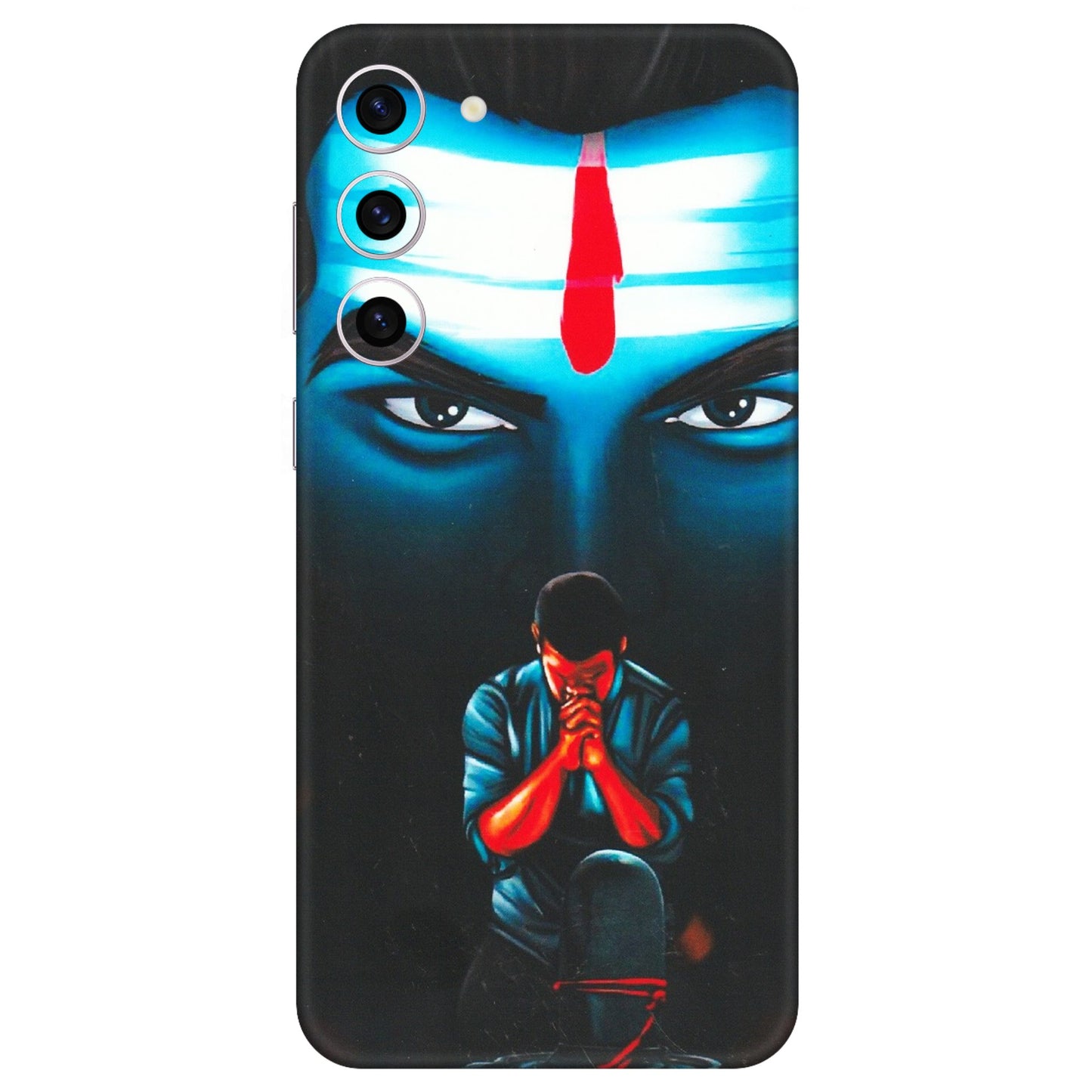 Samsung A/S Series Phone Skins (All Models) - Mahakal Bhakt - Matte Finish (M-112) Samsung Galaxy S23 Plus (5G)