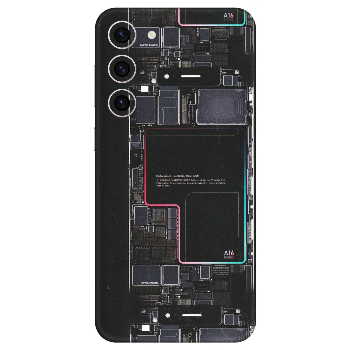 Samsung A/S Series Phone Skins (All Models) - Motherboard Circuit Layout - Matte Finish (M-117) Samsung Galaxy S23 Plus (5G)