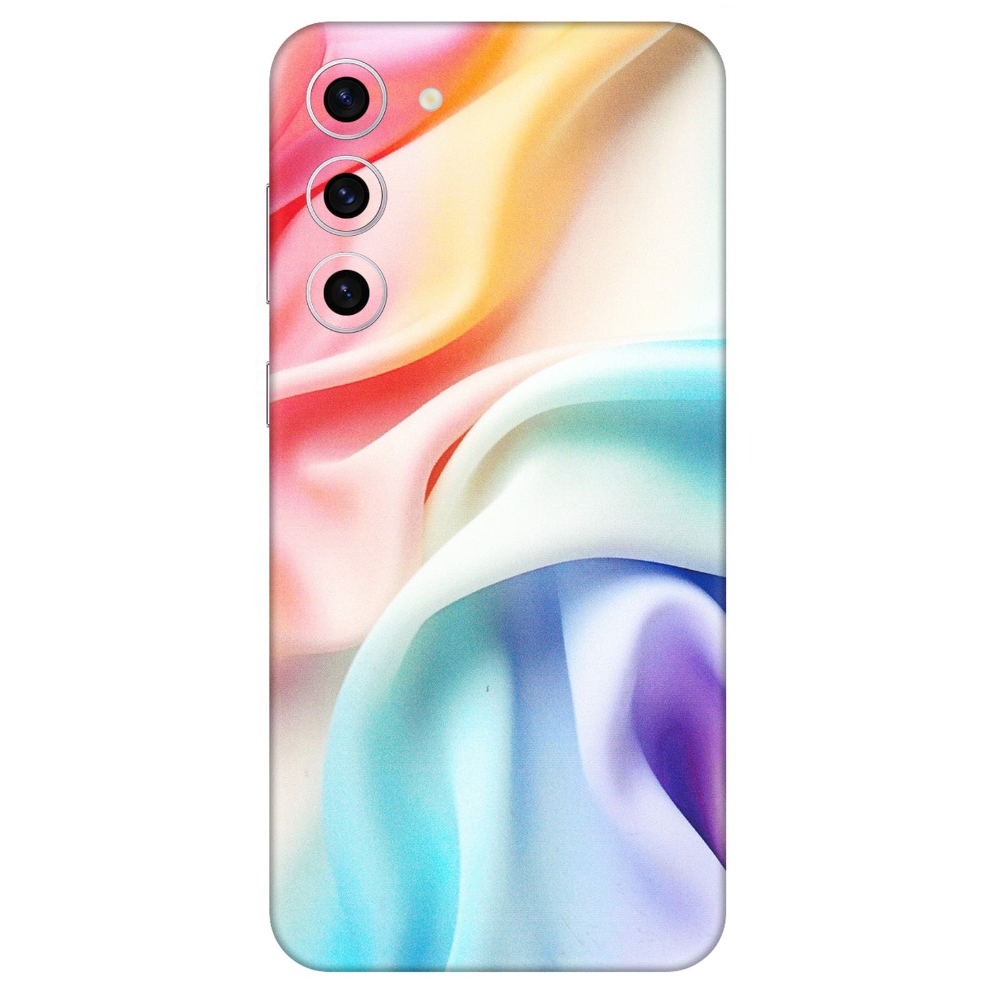 Samsung A/S Series Phone Skins (All Models) - Colourful Silk Cloth - Matte Finish (M-165) Samsung Galaxy S23 Plus (5G)