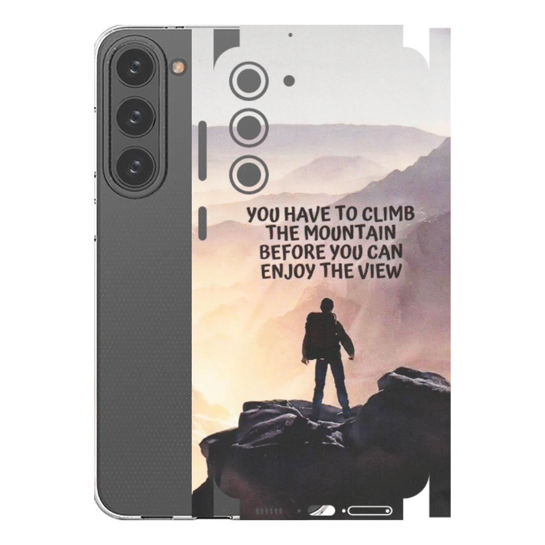 Samsung A/S Series Phone Skins (All Models) - Motivational Hiking Mountain - Matte Finish (M-28) Samsung Galaxy S23 Plus (5G)