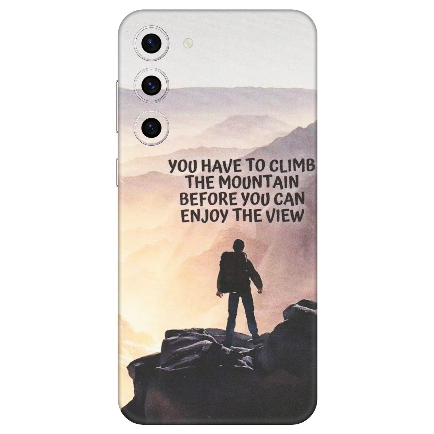 Samsung A/S Series Phone Skins (All Models) - Motivational Hiking Mountain - Matte Finish (M-28) Samsung Galaxy S23 Plus (5G)