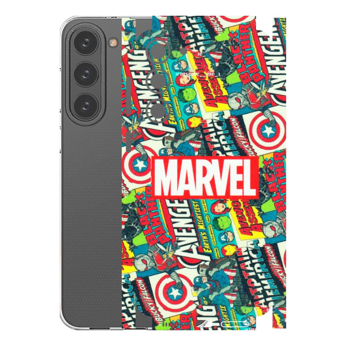 Samsung A/S Series Phone Skins (All Models) - Marvel Comic Lover - Matte Finish (M-30) Samsung Galaxy S23 Plus (5G)