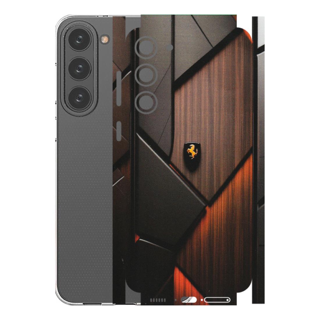 Samsung A/S Series Phone Skins (All Models) - Lambo Beauty Wood Pattern Sober - Matte Finish (M-51) Samsung Galaxy S23 Plus (5G)