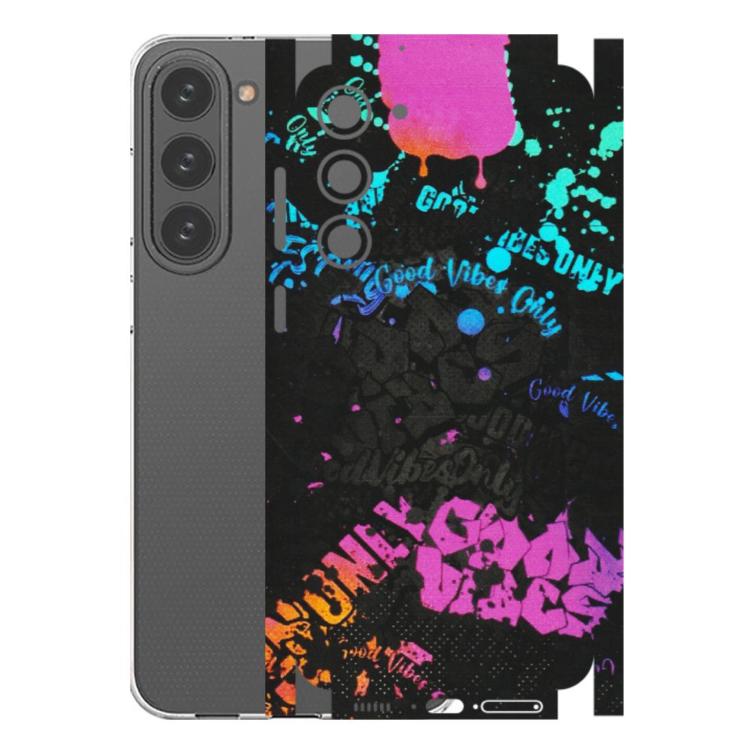 Samsung A/S Series Phone Skins (All Models) - Majestic Black Vibes - Matte Finish (M-62) Samsung Galaxy S23 Plus (5G)
