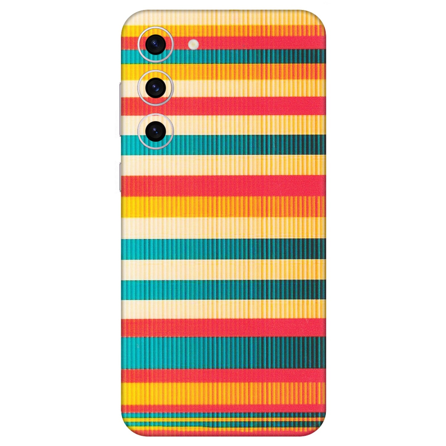 Samsung A/S Series Phone Skins (All Models) - Colourful Stripes Soothing Effect - Matte Finish (M-86) Samsung Galaxy S23 Plus (5G)