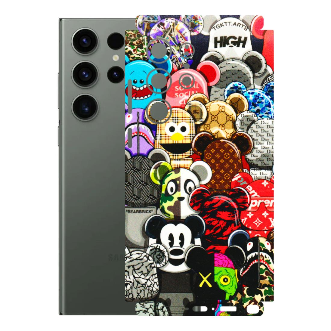 Samsung A/S Series Phone Skins (All Models) - More Mickey Mouses - 3D Embossed Finish (L-118) Samsung Galaxy S23 Ultra (5G)