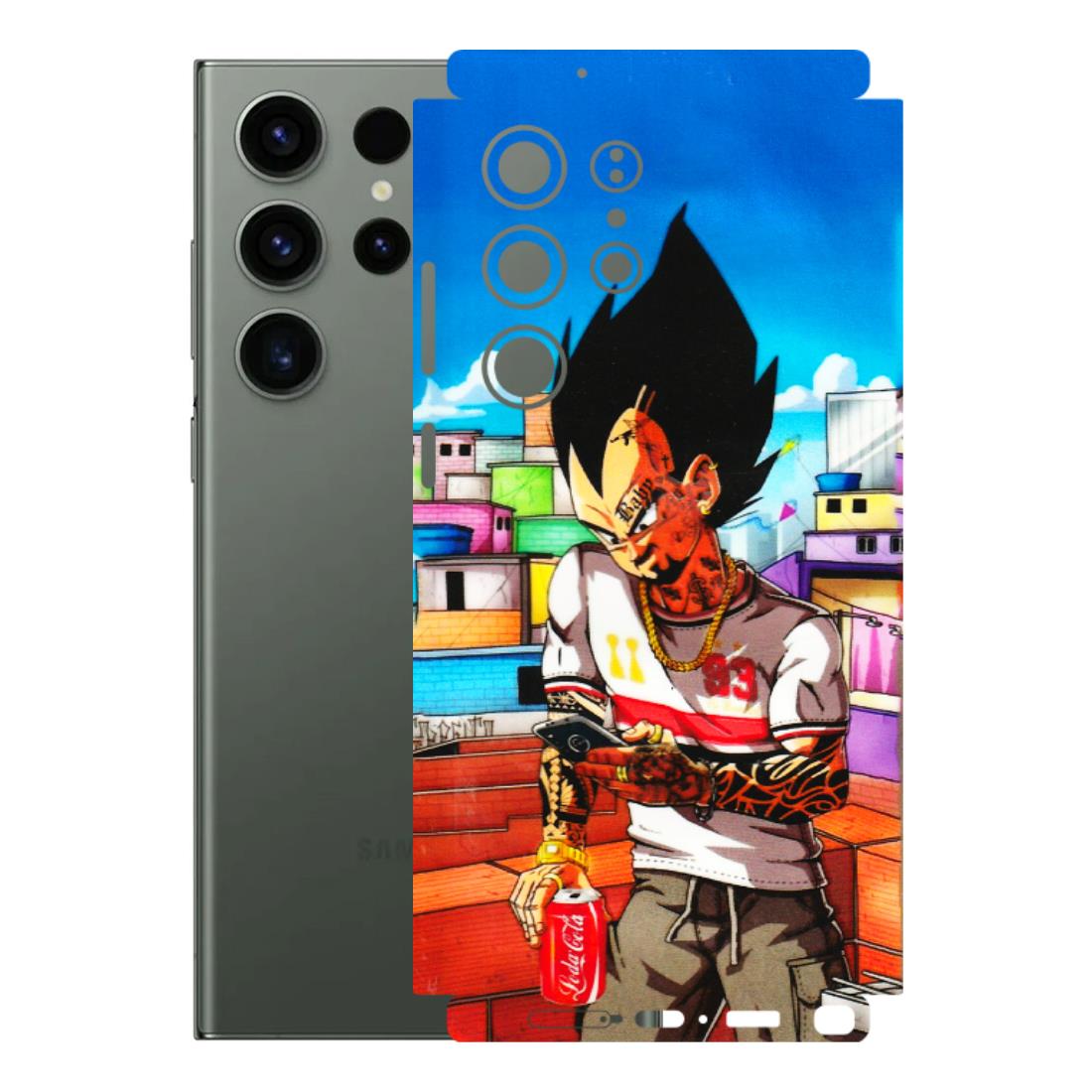 Samsung A/S Series Phone Skins (All Models) - Vegeta - 3D Embossed Finish (L-136) Samsung Galaxy S23 Ultra (5G)