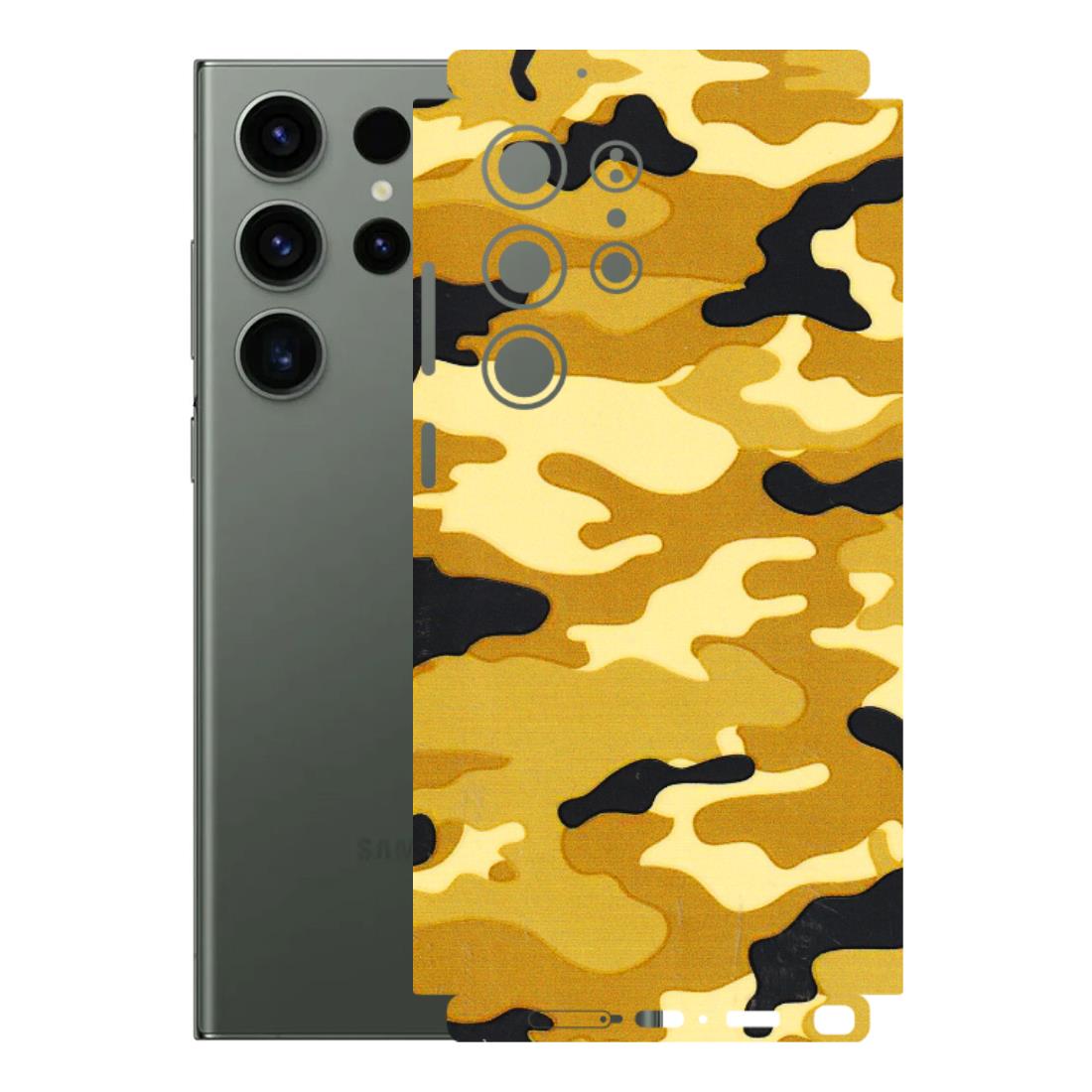 Samsung A/S Series Phone Skins (All Models) - Indian Camo - 3D Embossed Finish (L-228) Samsung Galaxy S23 Ultra (5G)