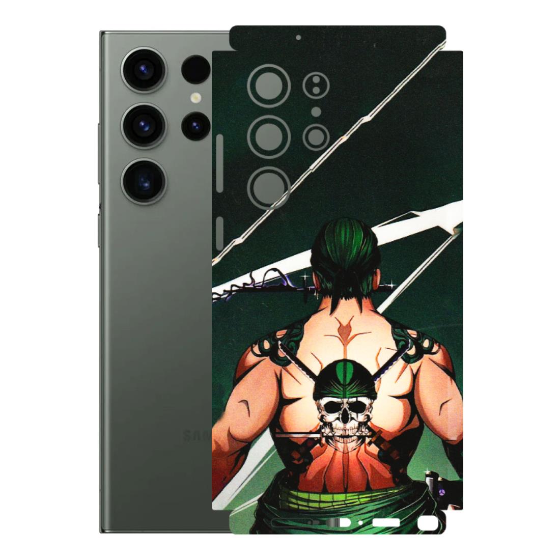 Samsung A/S Series Phone Skins (All Models) - Zoro Anime - 3D Embossed Finish (L-23) Samsung Galaxy S23 Ultra (5G)