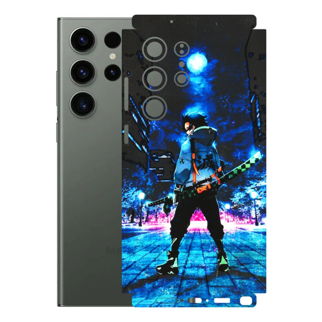 Samsung A/S Series Phone Skins (All Models) - Demon Slayer Sword - 3D Embossed Finish (L-247) Samsung Galaxy S23 Ultra (5G)