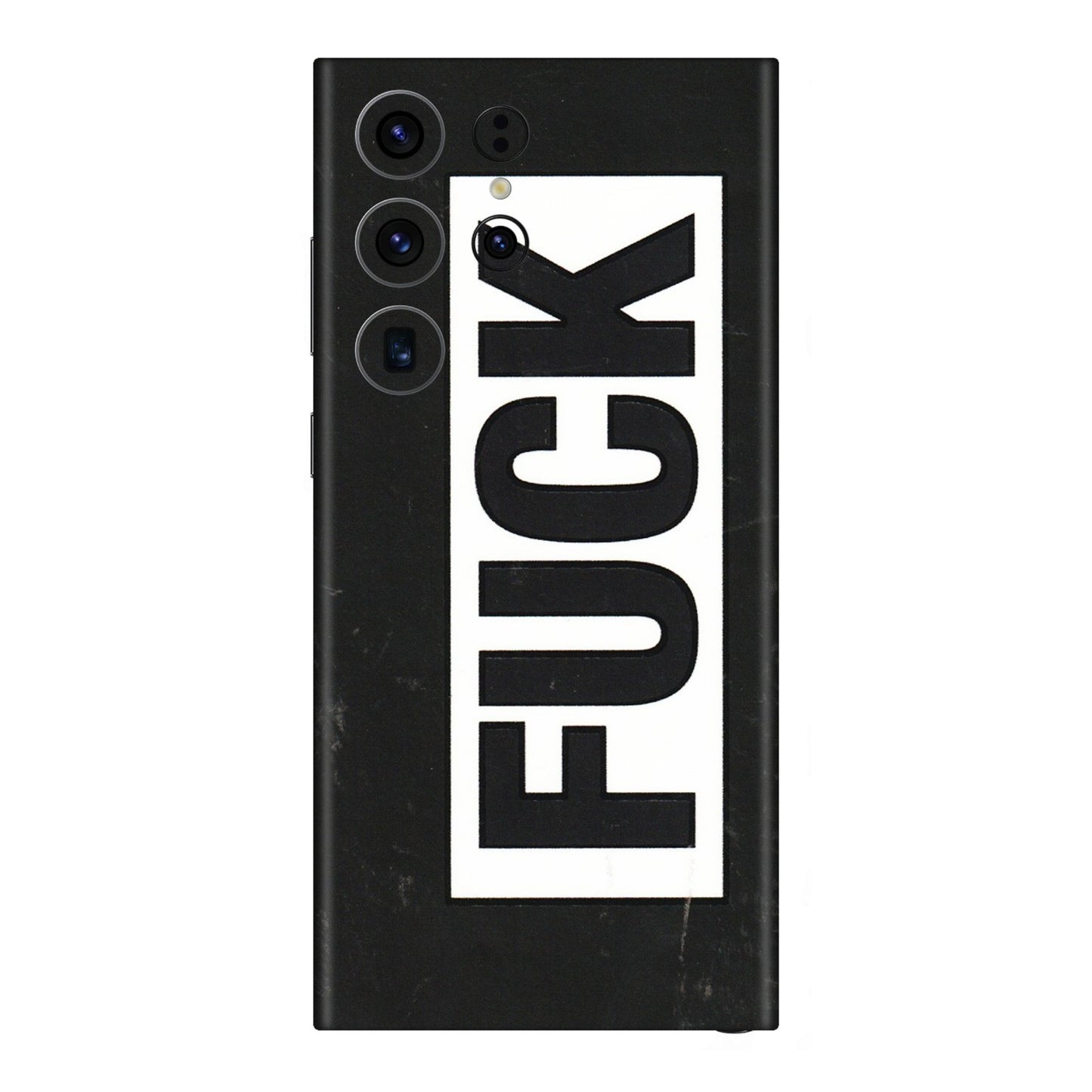 Samsung A/S Series Phone Skins (All Models) - The F Word - 3D Embossed Finish (L-255) Samsung Galaxy S23 Ultra (5G)