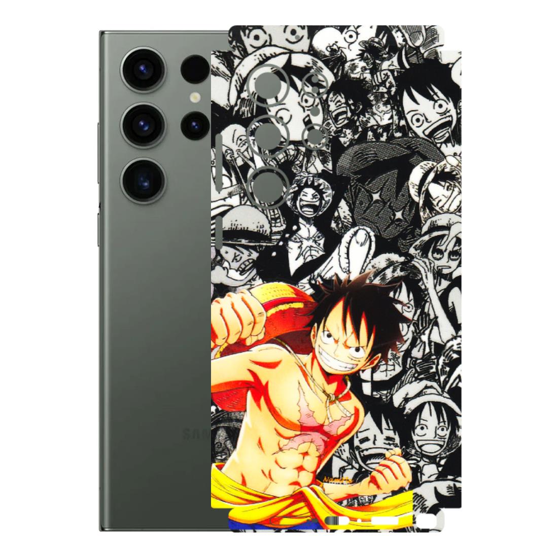 Samsung A/S Series Phone Skins (All Models) - Anime Comics Games Doodles - 3D Embossed Finish (L-27) Samsung Galaxy S23 Ultra (5G)