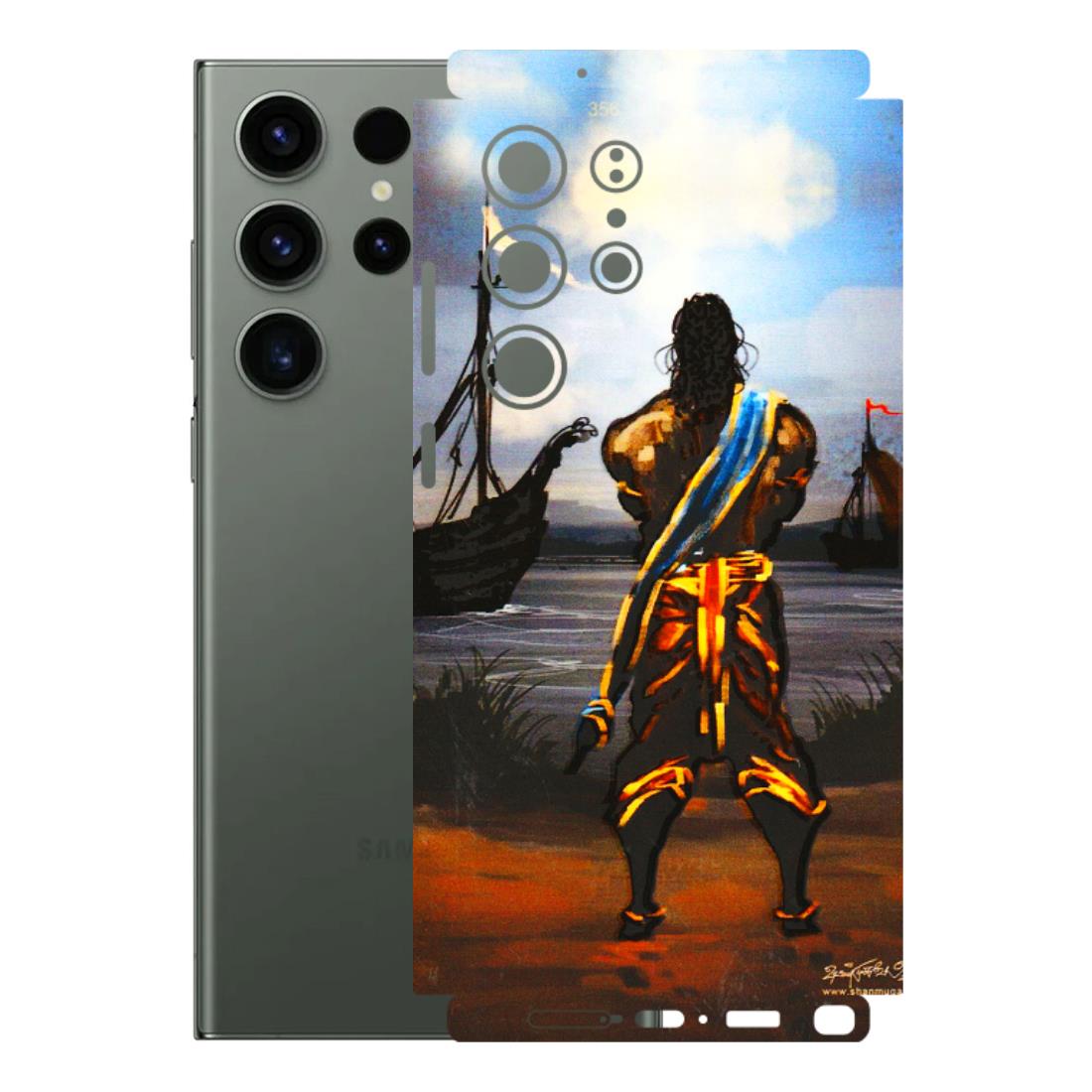 Samsung A/S Series Phone Skins (All Models) - Heavenly God Figure - 3D Embossed Finish (L-34) Samsung Galaxy S23 Ultra (5G)