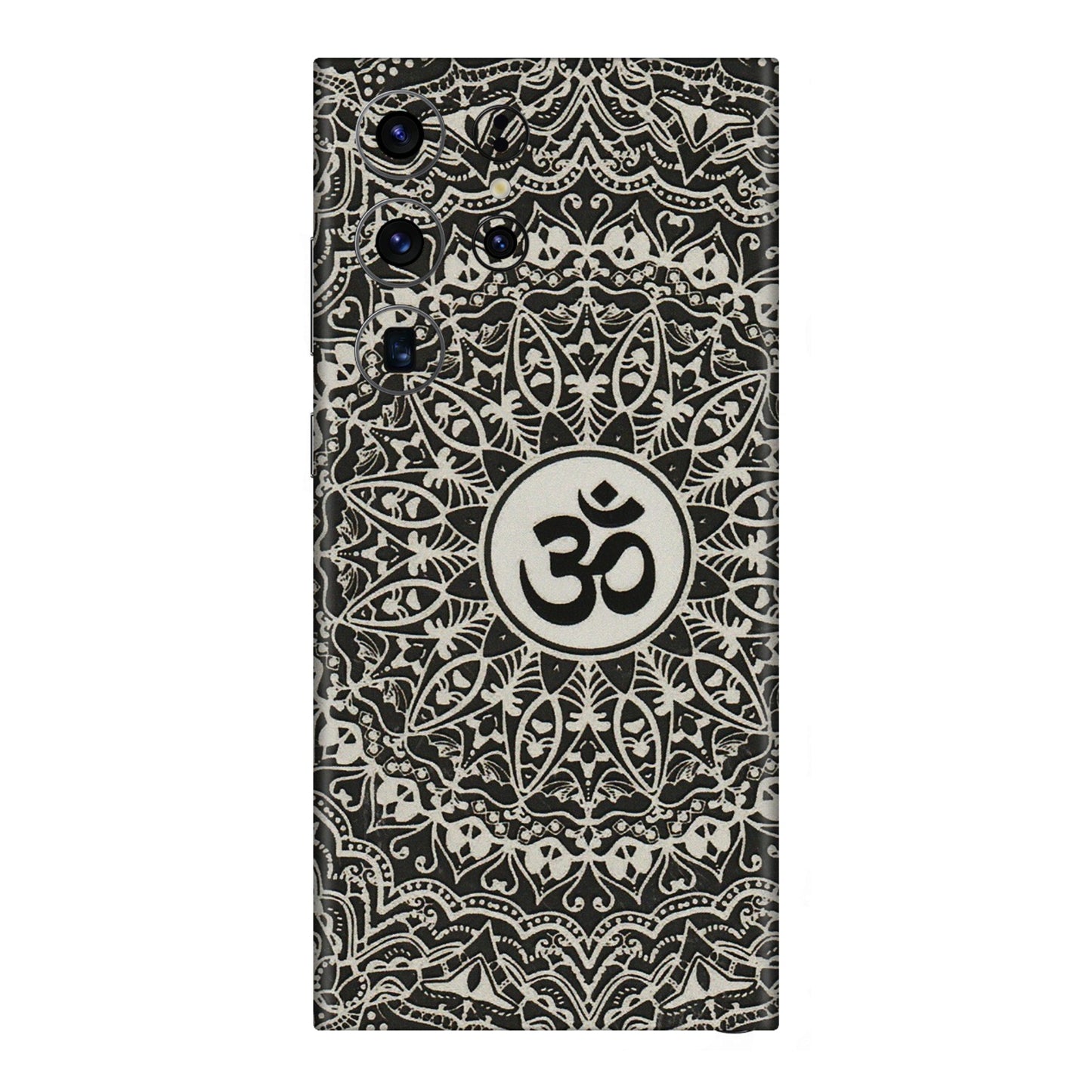 Samsung A/S Series Phone Skins (All Models) - Aum Elegant Mandala - 3D Embossed Finish (L-62) Samsung Galaxy S23 Ultra (5G)