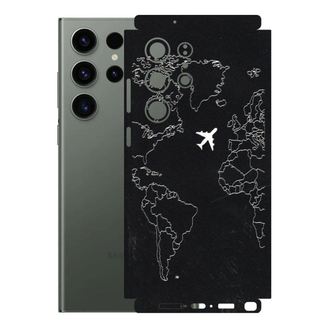 Samsung A/S Series Phone Skins (All Models) - Never Ending Travel - 3D Embossed Finish (L-79) Samsung Galaxy S23 Ultra (5G)