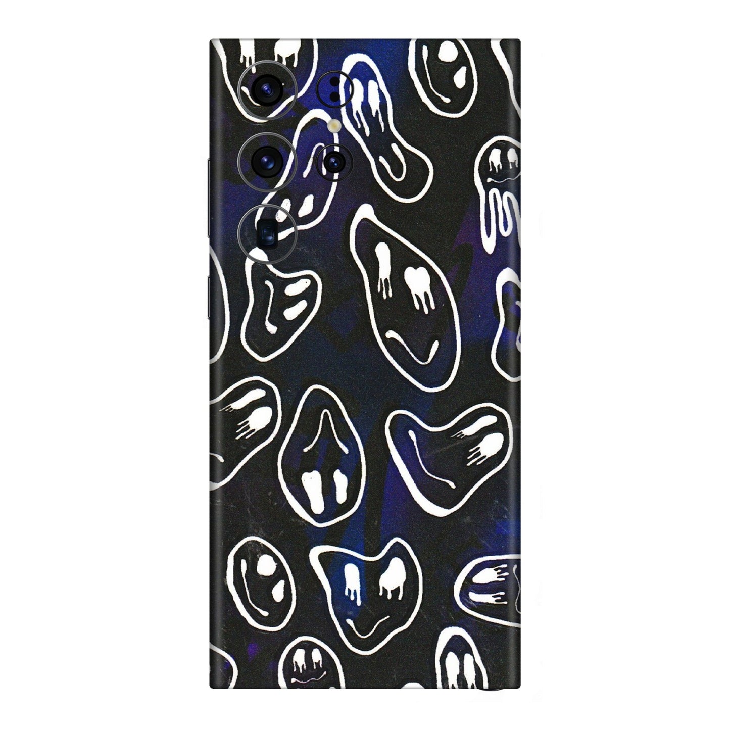 Samsung A/S Series Phone Skins (All Models) - Distorted Smileys - 3D Embossed Finish (L-92) Samsung Galaxy S23 Ultra (5G)