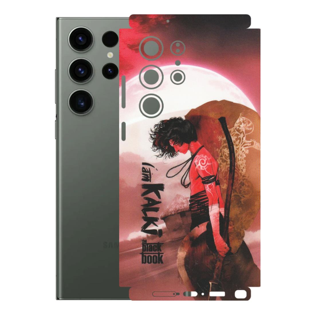 Samsung A/S Series Phone Skins (All Models) - The Black Book Kalia Anime - Matte Finish (M-129) Samsung Galaxy S23 Ultra (5G)