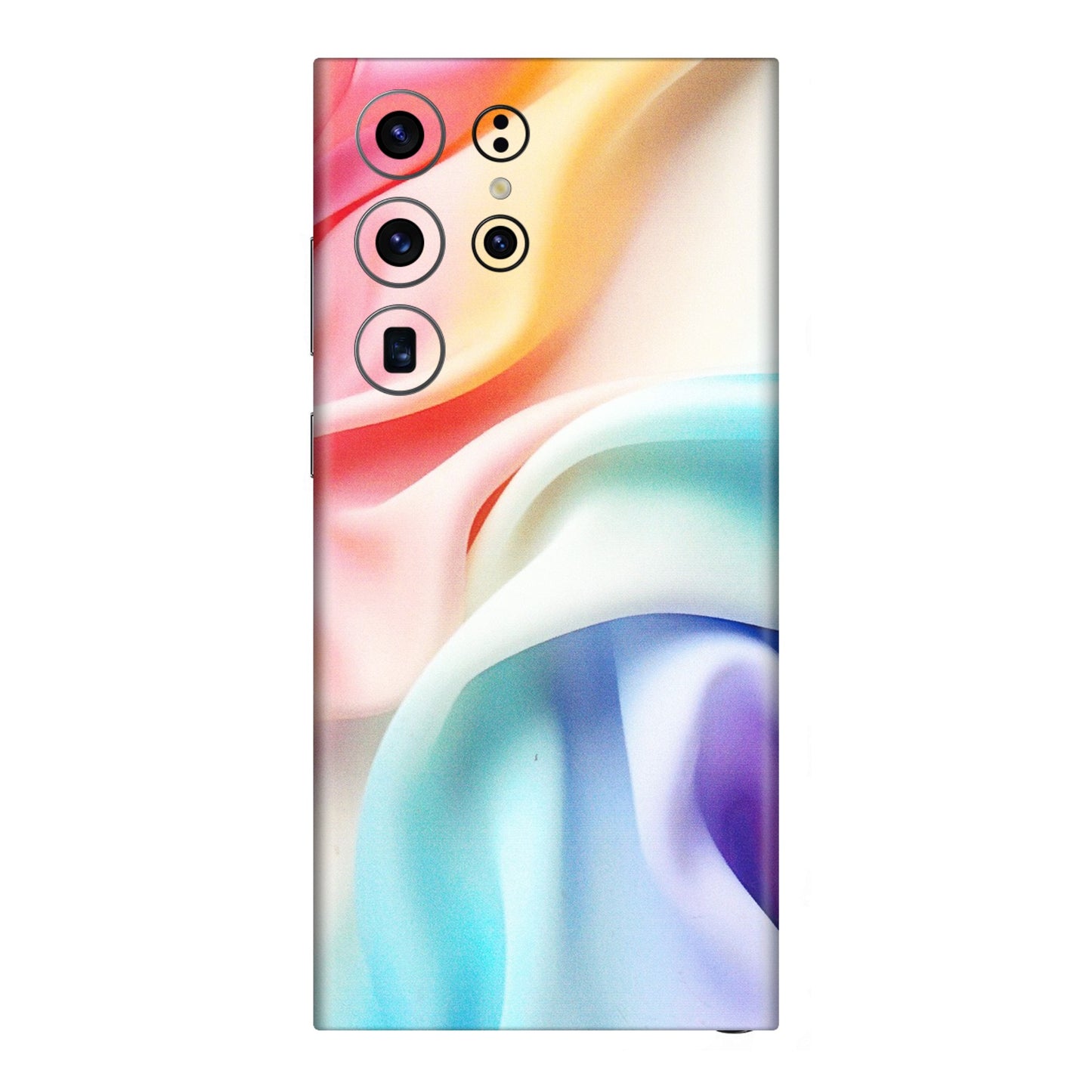 Samsung A/S Series Phone Skins (All Models) - Colourful Silk Cloth - Matte Finish (M-165) Samsung Galaxy S23 Ultra (5G)