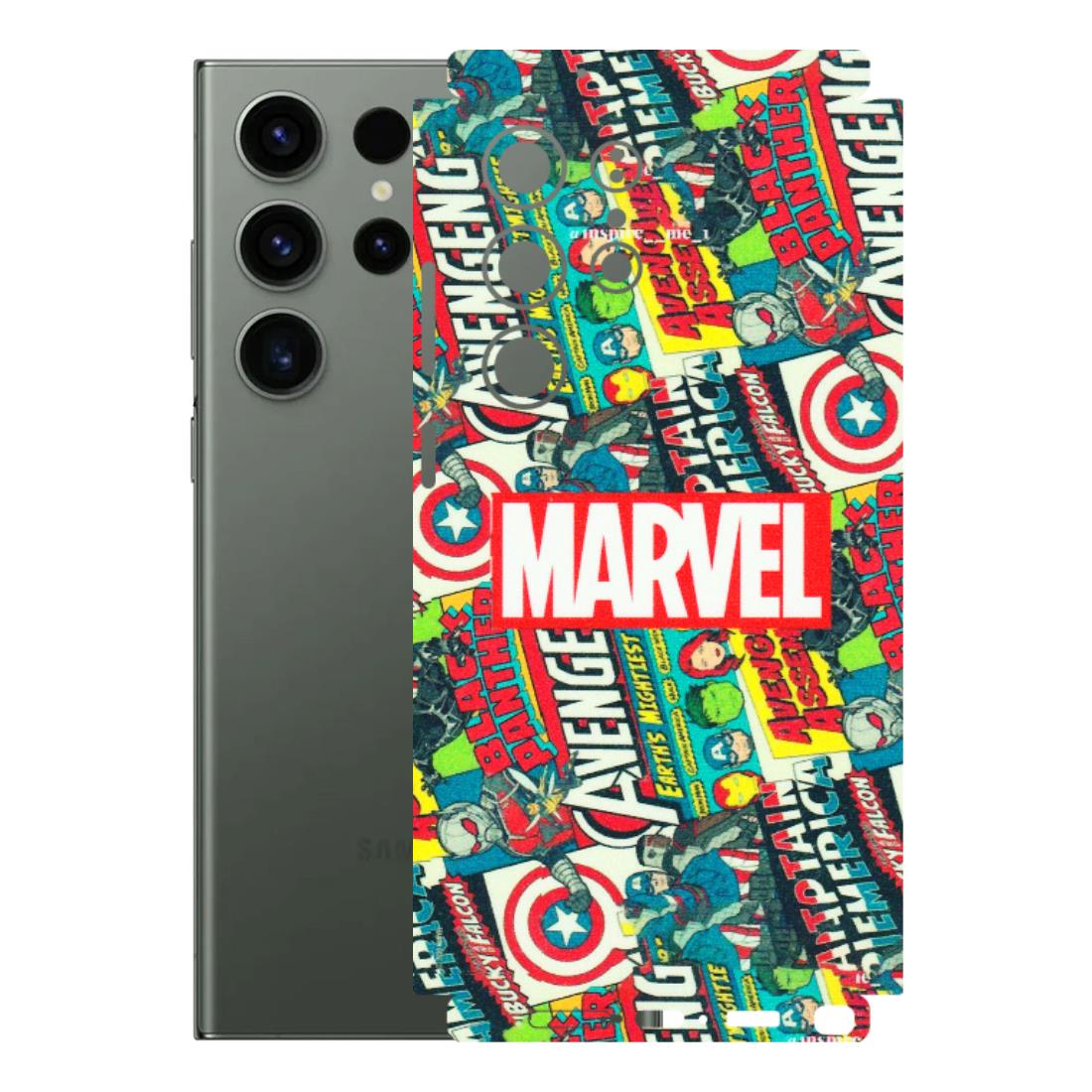Samsung A/S Series Phone Skins (All Models) - Marvel Comic Lover - Matte Finish (M-30) Samsung Galaxy S23 Ultra (5G)