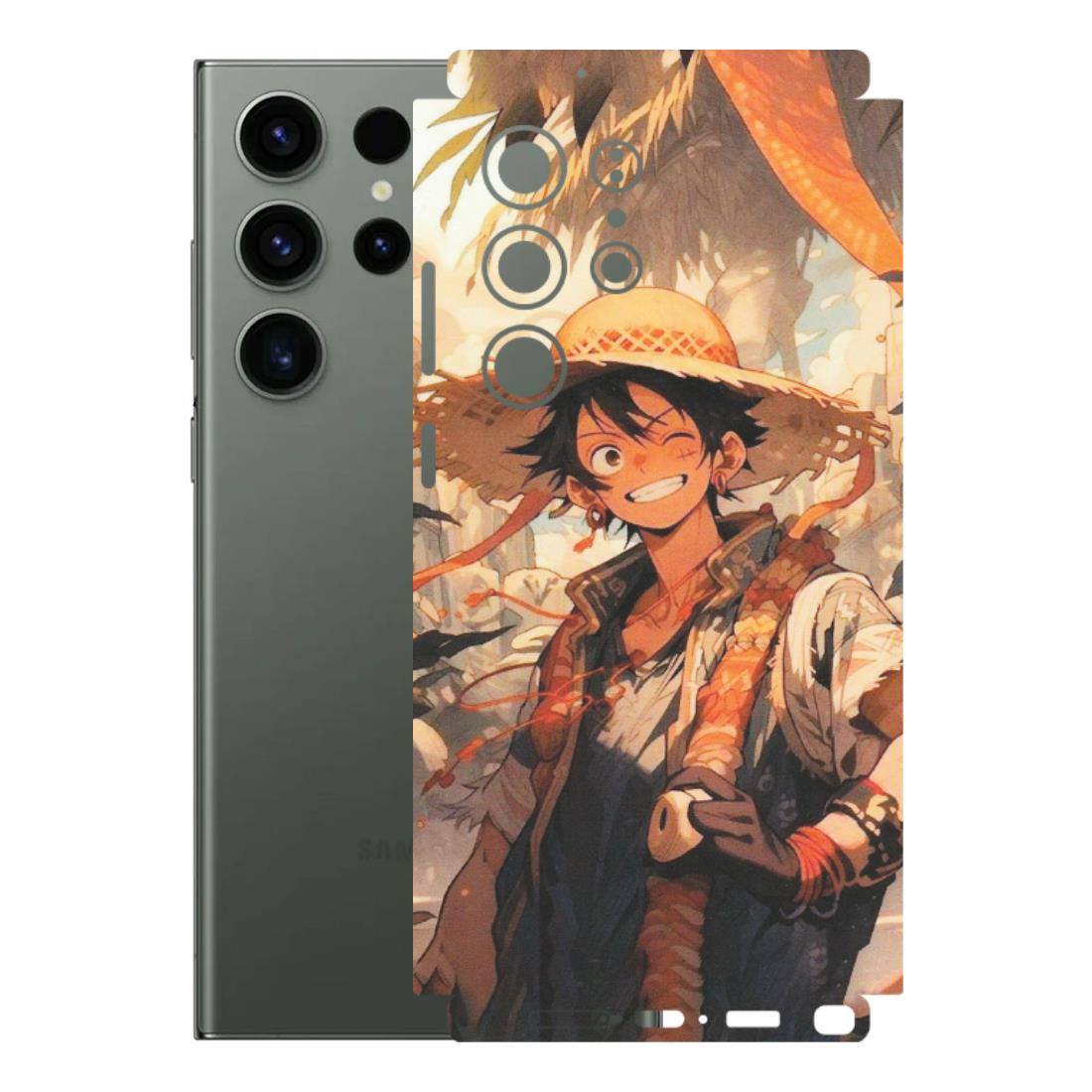 Samsung A/S Series Phone Skins (All Models) - Anime Character Smile - Matte Finish (M-33) Samsung Galaxy S23 Ultra (5G)