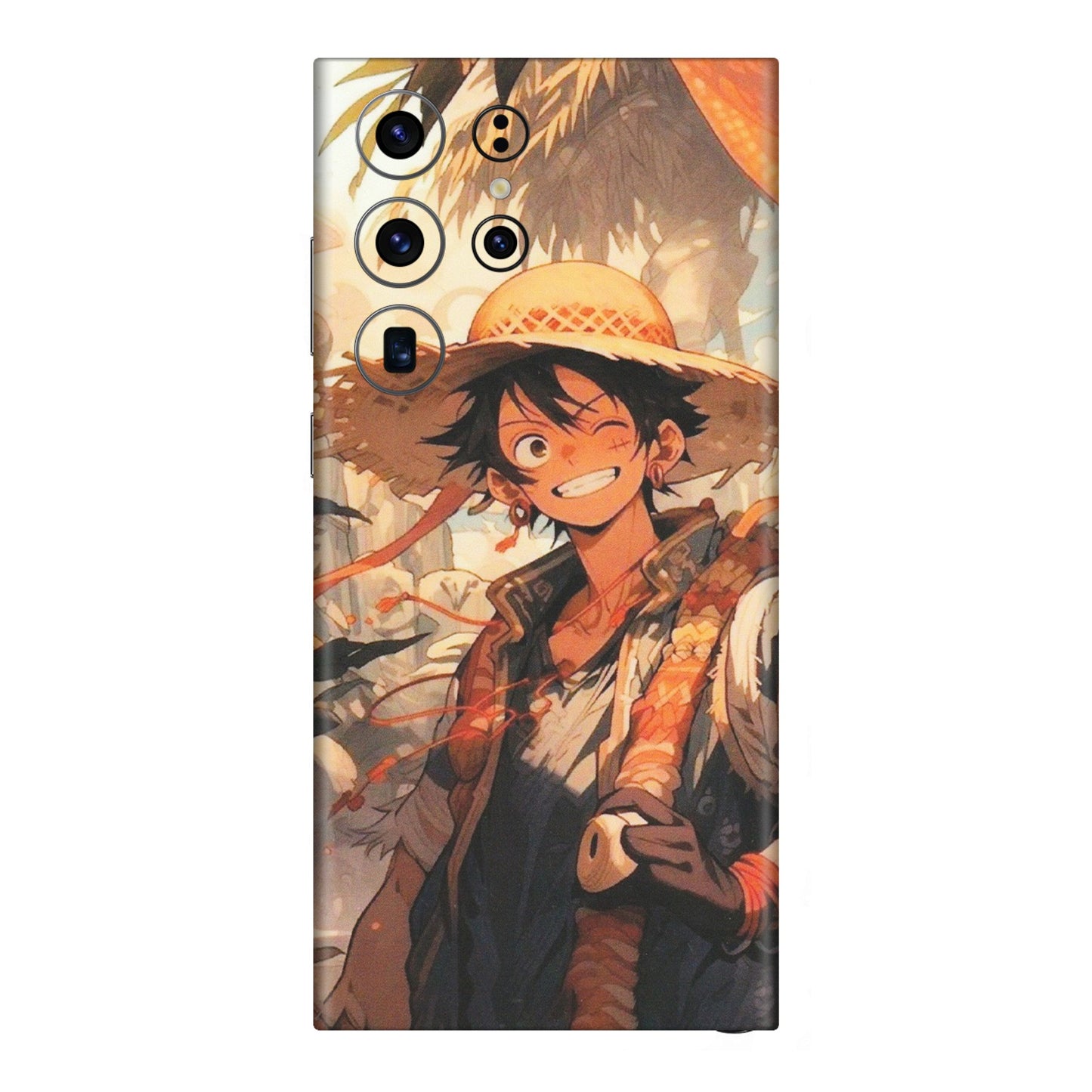 Samsung A/S Series Phone Skins (All Models) - Anime Character Smile - Matte Finish (M-33) Samsung Galaxy S23 Ultra (5G)