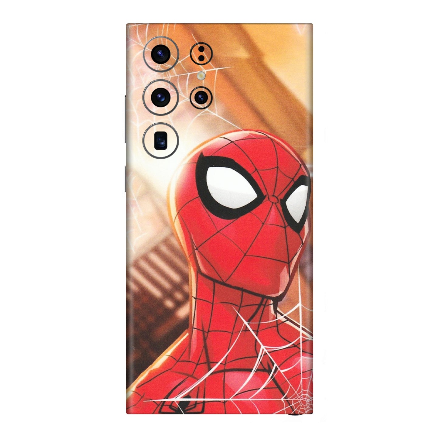 Samsung A/S Series Phone Skins (All Models) - Spiderman Face New - Matte Finish (M-41) Samsung Galaxy S23 Ultra (5G)