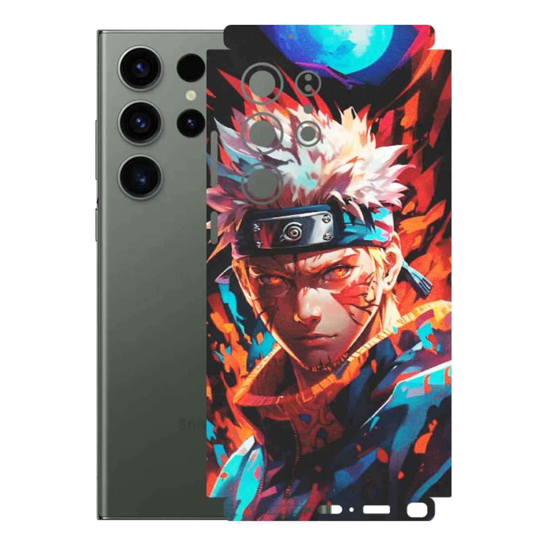 Samsung A/S Series Phone Skins (All Models) - Anime Ferocious Character - Matte Finish (M-44) Samsung Galaxy S23 Ultra (5G)