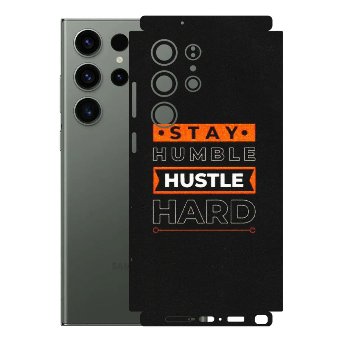 Samsung A/S Series Phone Skins (All Models) - Stay Humble Stay Hard - Matte Finish (M-48) Samsung Galaxy S23 Ultra (5G)