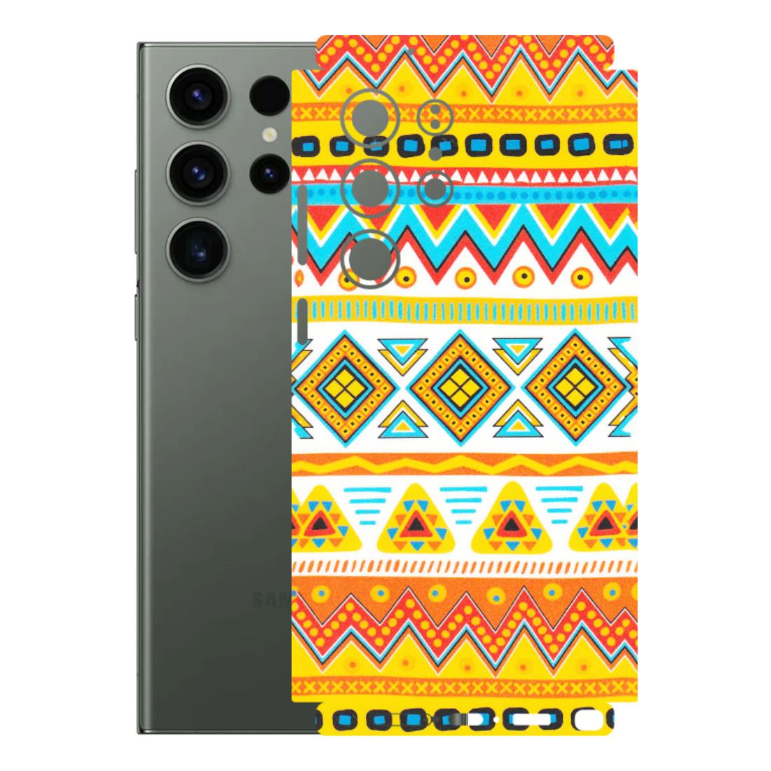 Samsung A/S Series Phone Skins (All Models) - Mexican Abstract - Matte Finish (M-71) Samsung Galaxy S23 Ultra (5G)