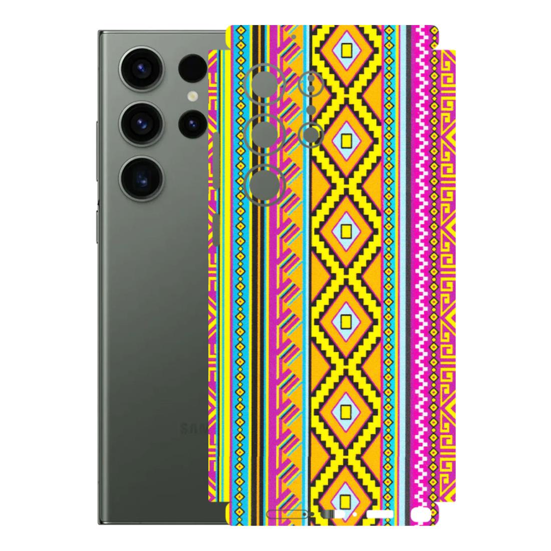 Samsung A/S Series Phone Skins (All Models) - Thai illustration - Matte Finish (M-89) Samsung Galaxy S23 Ultra (5G)