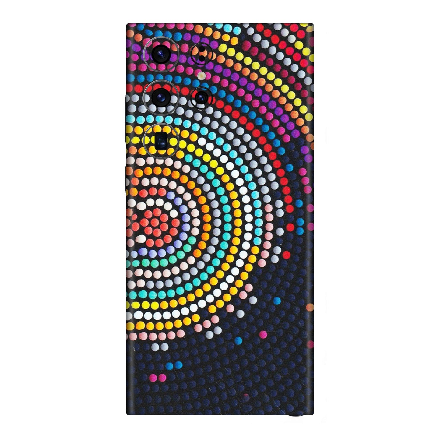 Samsung A/S Series Phone Skins (All Models) - Rainbow Dot Mandala - Matte Finish (M-97) Samsung Galaxy S23 Ultra (5G)