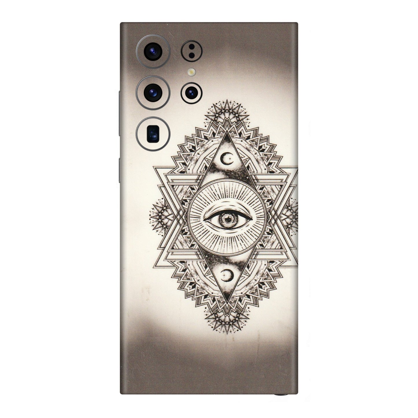 Samsung A/S Series Phone Skins (All Models) - Illuminati Great Eye - Transparent Finish (T-14) Samsung Galaxy S23 Ultra (5G)
