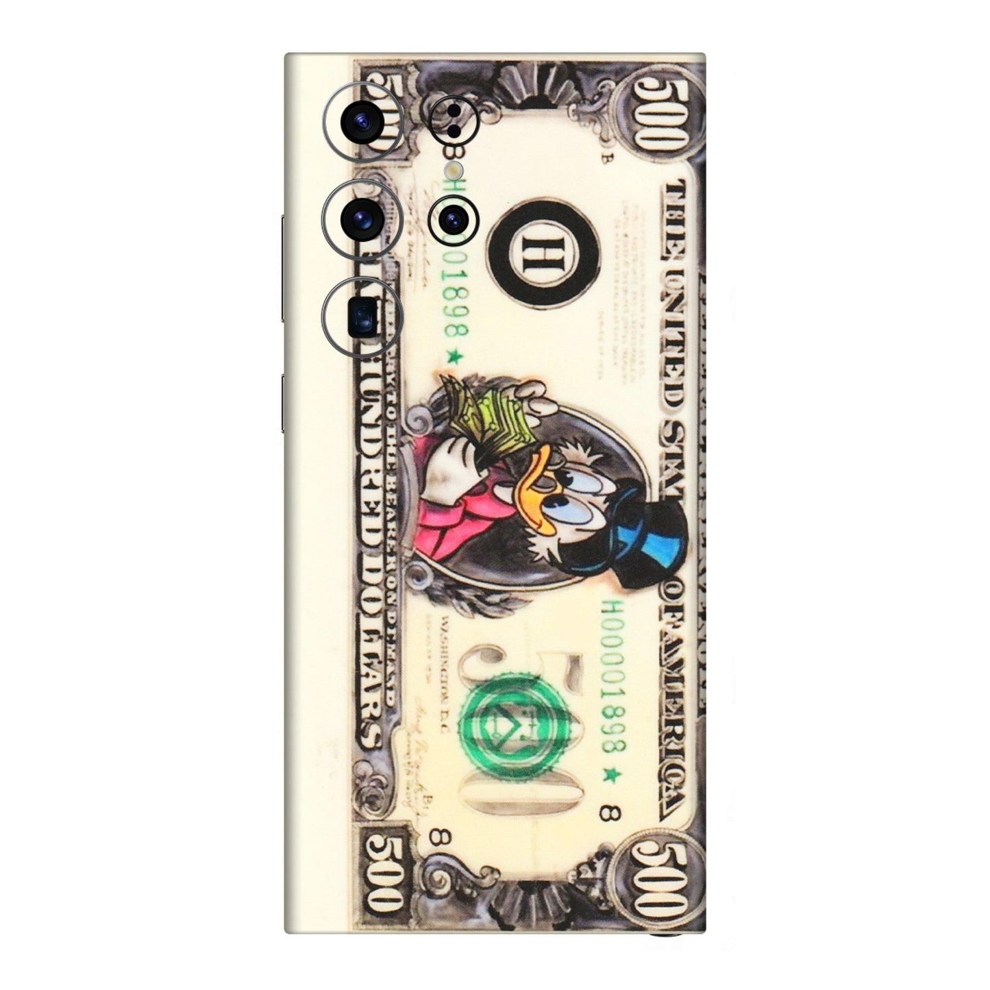 Samsung A/S Series Phone Skins (All Models) - Five Hundred Dollar Duck - Transparent Finish (T-15) Samsung Galaxy S23 Ultra (5G)