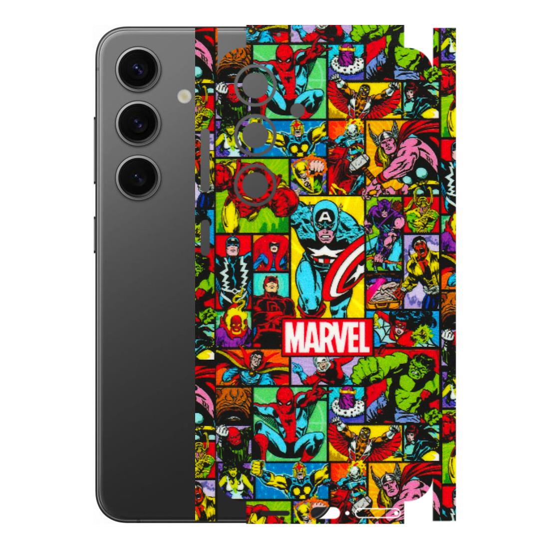 Samsung A/S Series Phone Skins (All Models) - MARVELOUS Comic Characters - 3D Embossed Finish (L-129) Samsung Galaxy S24 (5G)
