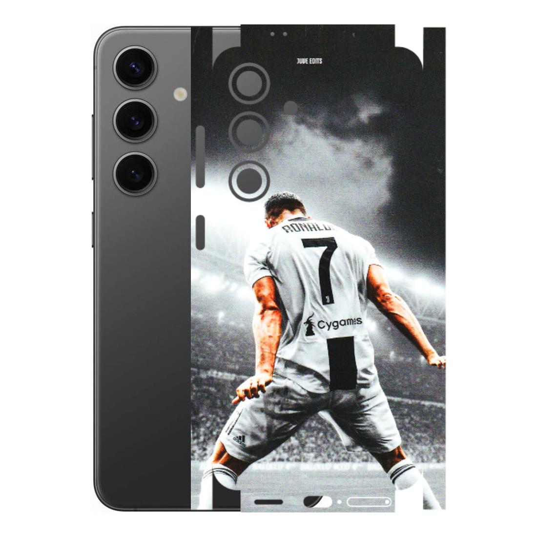 Samsung A/S Series Phone Skins (All Models) - Ronaldo CR7 Crazy - 3D Embossed Finish (L-44) Samsung Galaxy S24 (5G)