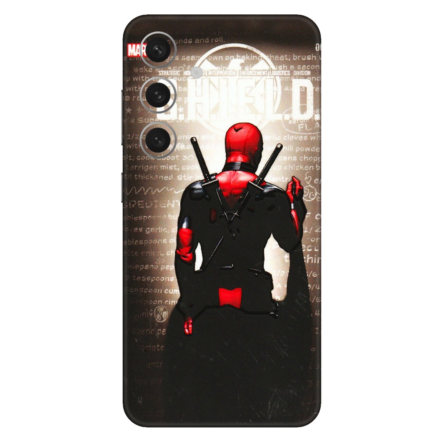 Samsung A/S Series Phone Skins (All Models) - Deadpool - 3D Embossed Finish (L-56) Samsung Galaxy S24 (5G)