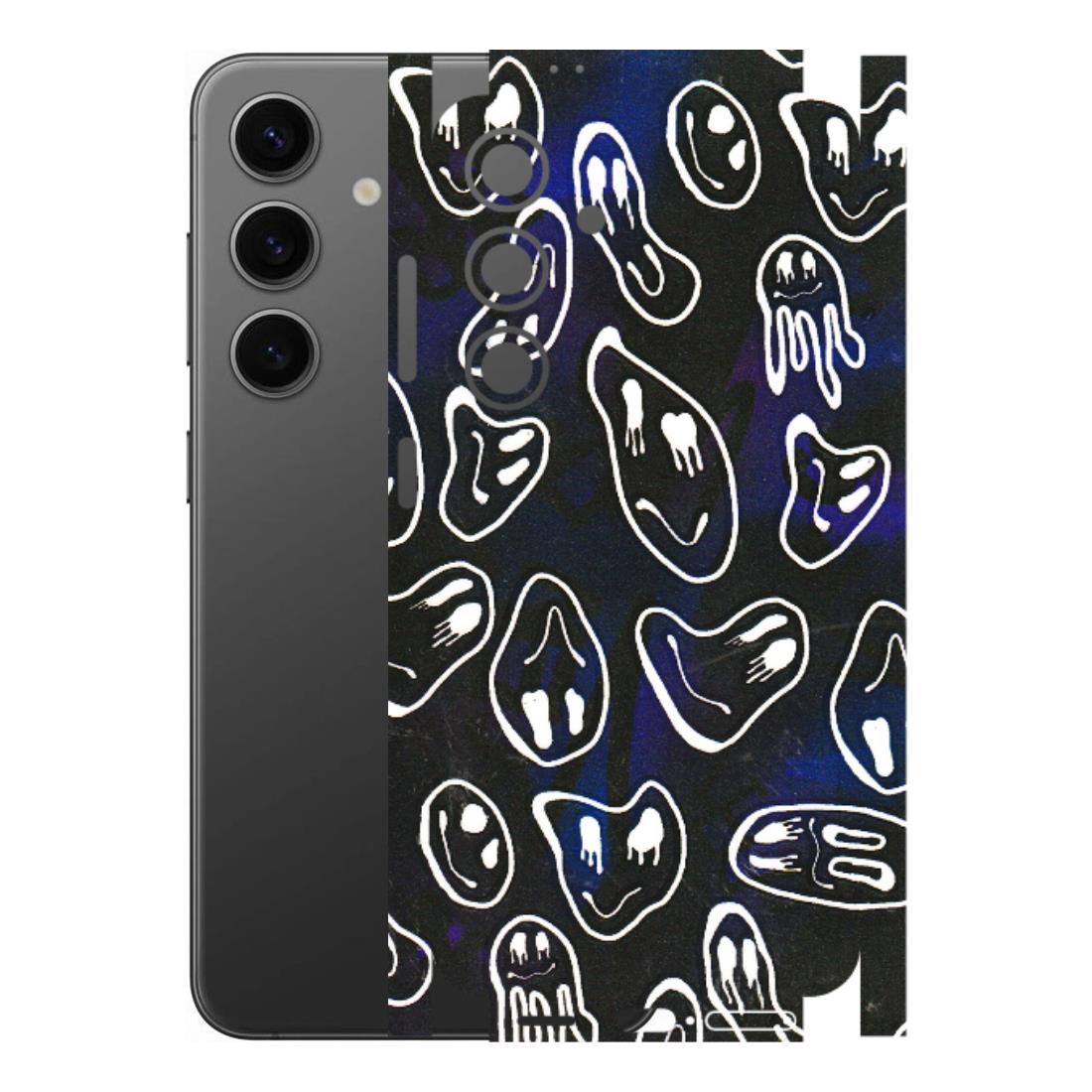 Samsung A/S Series Phone Skins (All Models) - Distorted Smileys - 3D Embossed Finish (L-92) Samsung Galaxy S24 (5G)