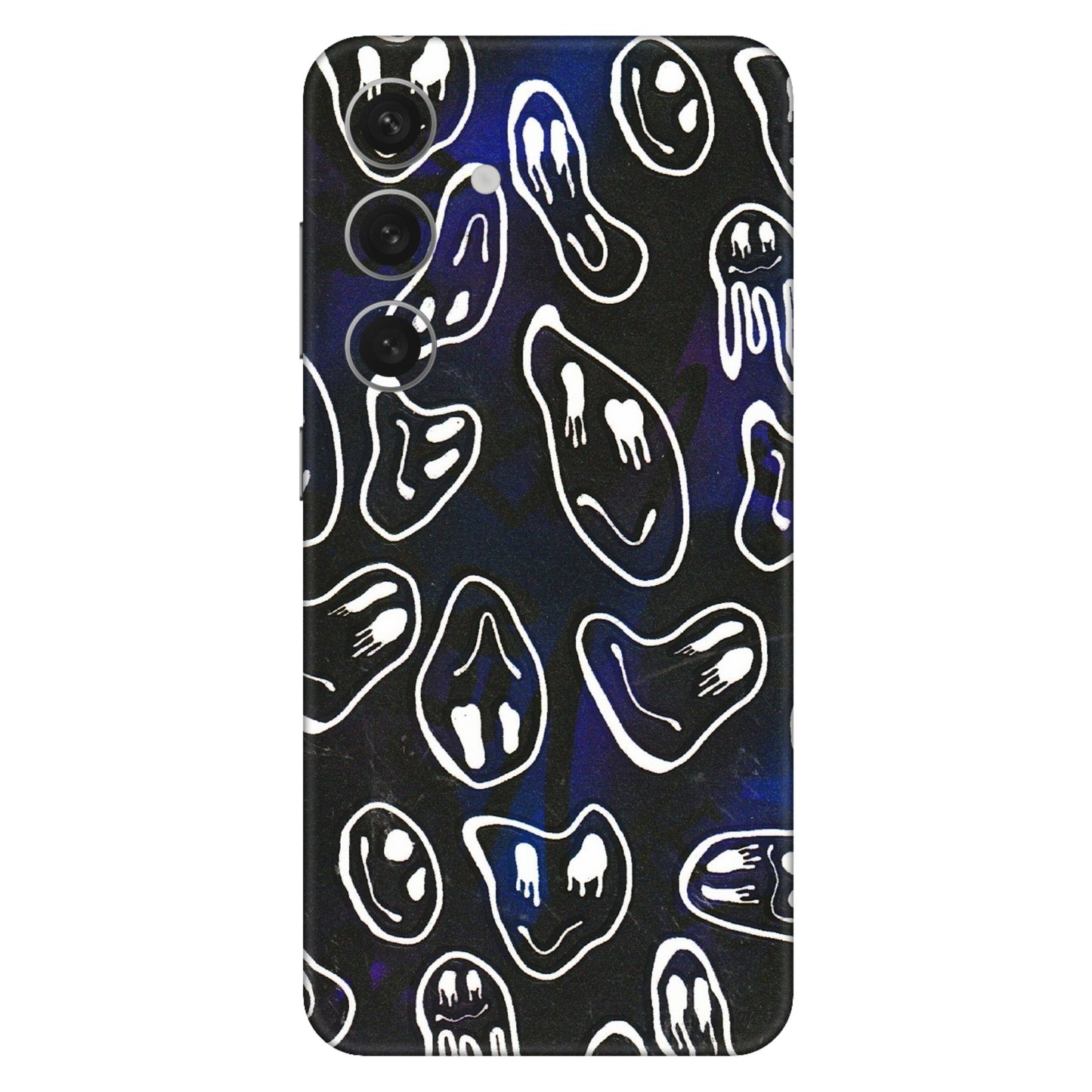 Samsung A/S Series Phone Skins (All Models) - Distorted Smileys - 3D Embossed Finish (L-92) Samsung Galaxy S24 (5G)