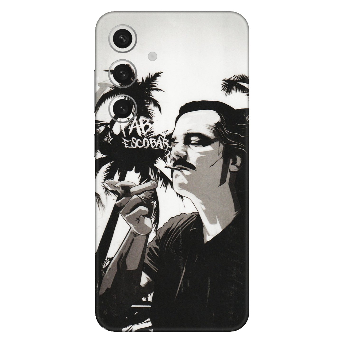 Samsung A/S Series Phone Skins (All Models) - Pab Escobar - Transparent Finish (T-05) Samsung Galaxy S24 (5G)