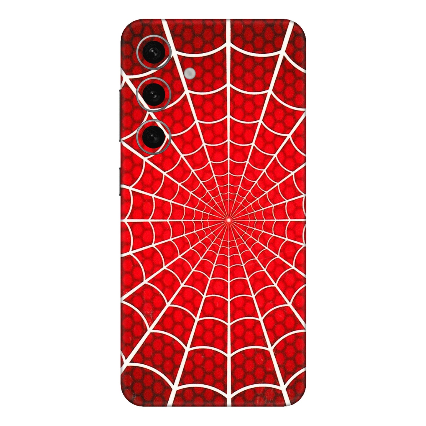 Samsung A/S Series Phone Skins (All Models) - Classic Spidey Web - 3D Embossed Finish (L-115) Samsung Galaxy S24 Plus