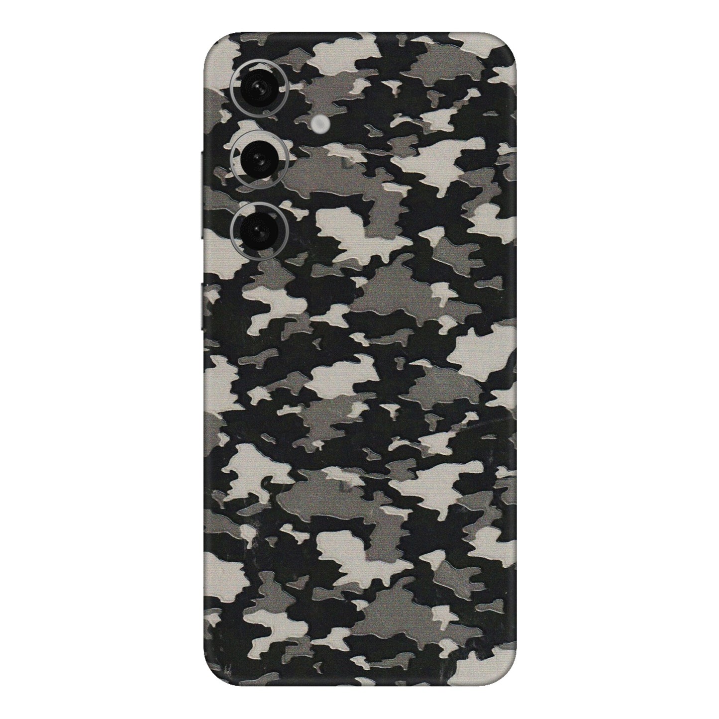 Samsung A/S Series Phone Skins (All Models) - Black/Grey Camoflaunge - 3D Embossed Finish (L-142) Samsung Galaxy S24 Plus