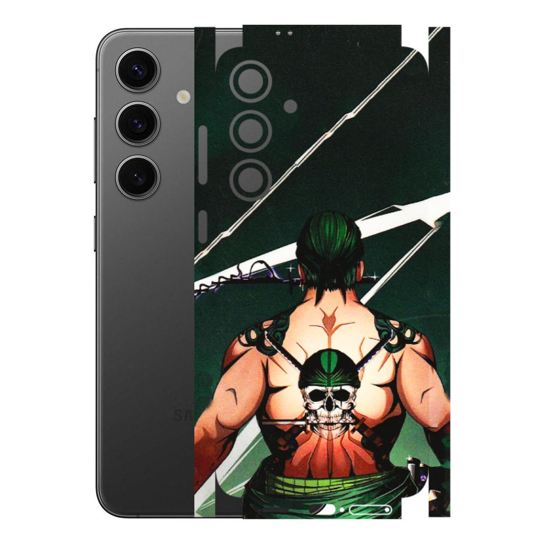Samsung A/S Series Phone Skins (All Models) - Zoro Anime - 3D Embossed Finish (L-23) Samsung Galaxy S24 Plus